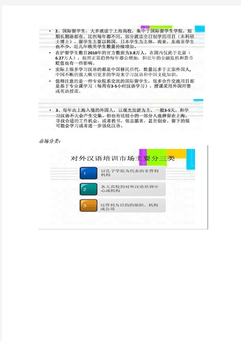 对外汉语教学市场分析报告(整合版)汇总-共15页