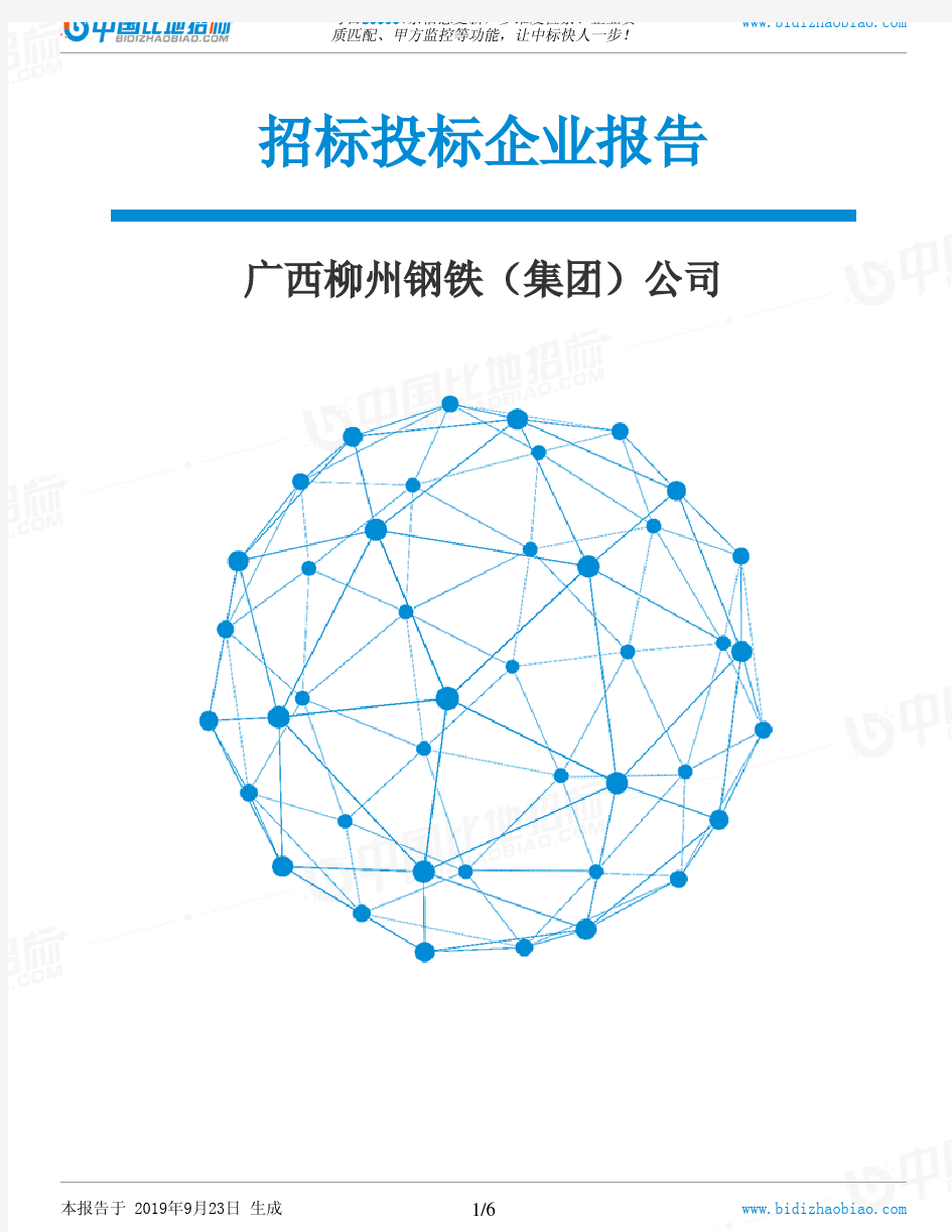 广西柳州钢铁(集团)公司_招标190923