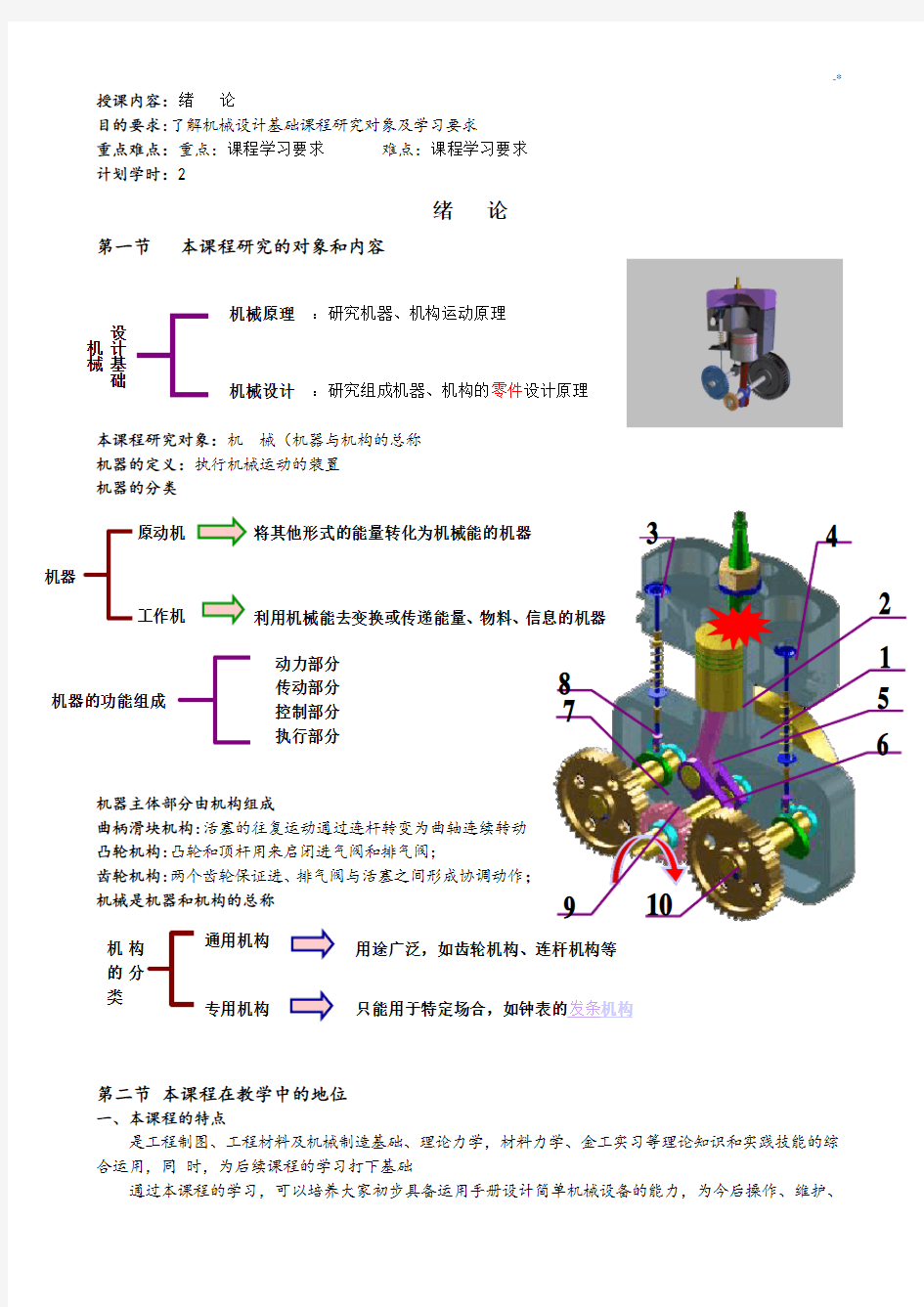 机械设计基础学习知识教案