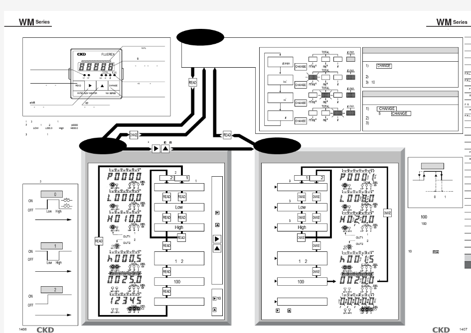 CKD WM Series  流量开关