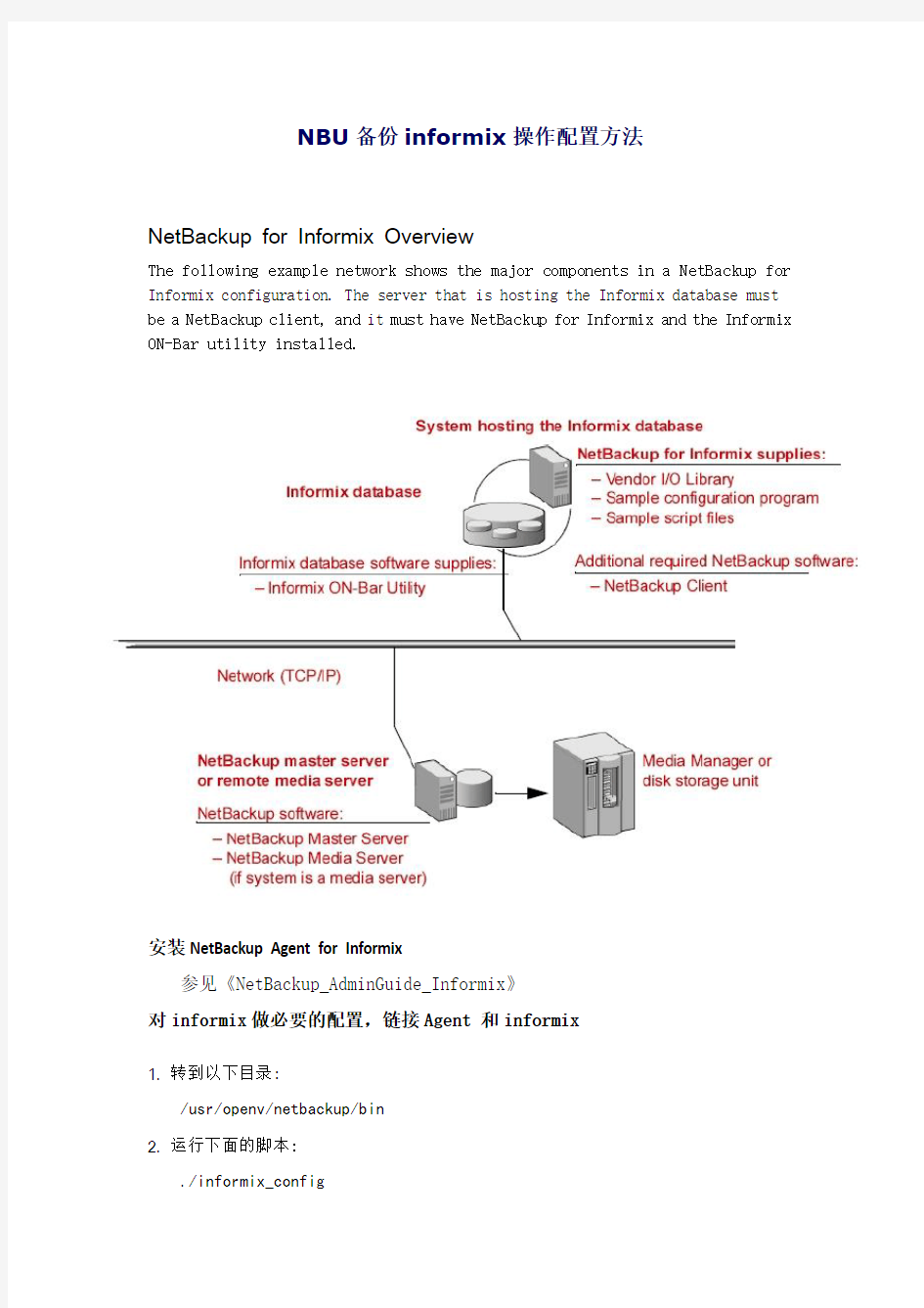 NBU备份informix操作配置方法