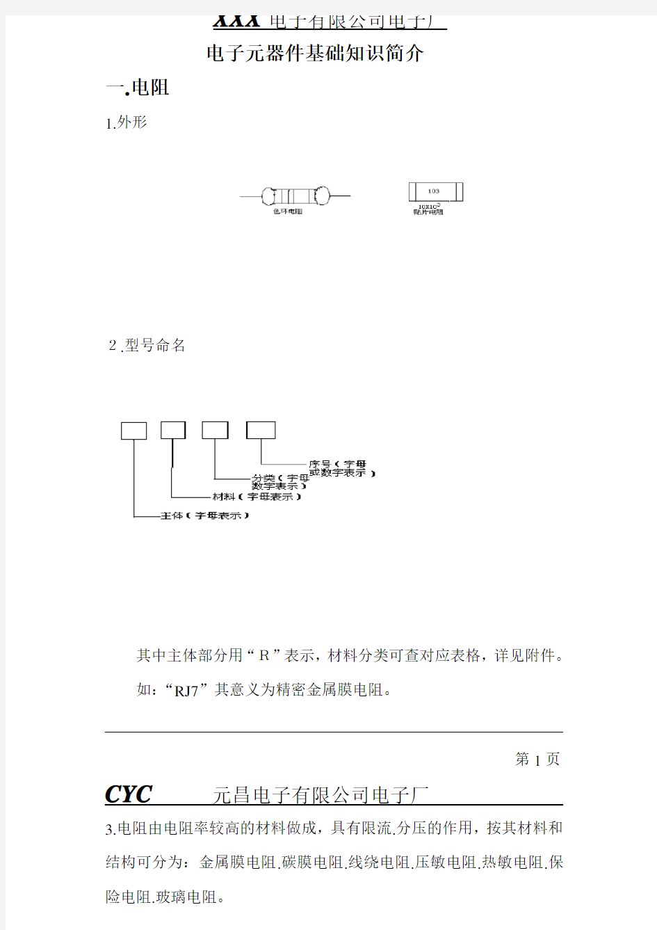 电子基础知识介绍