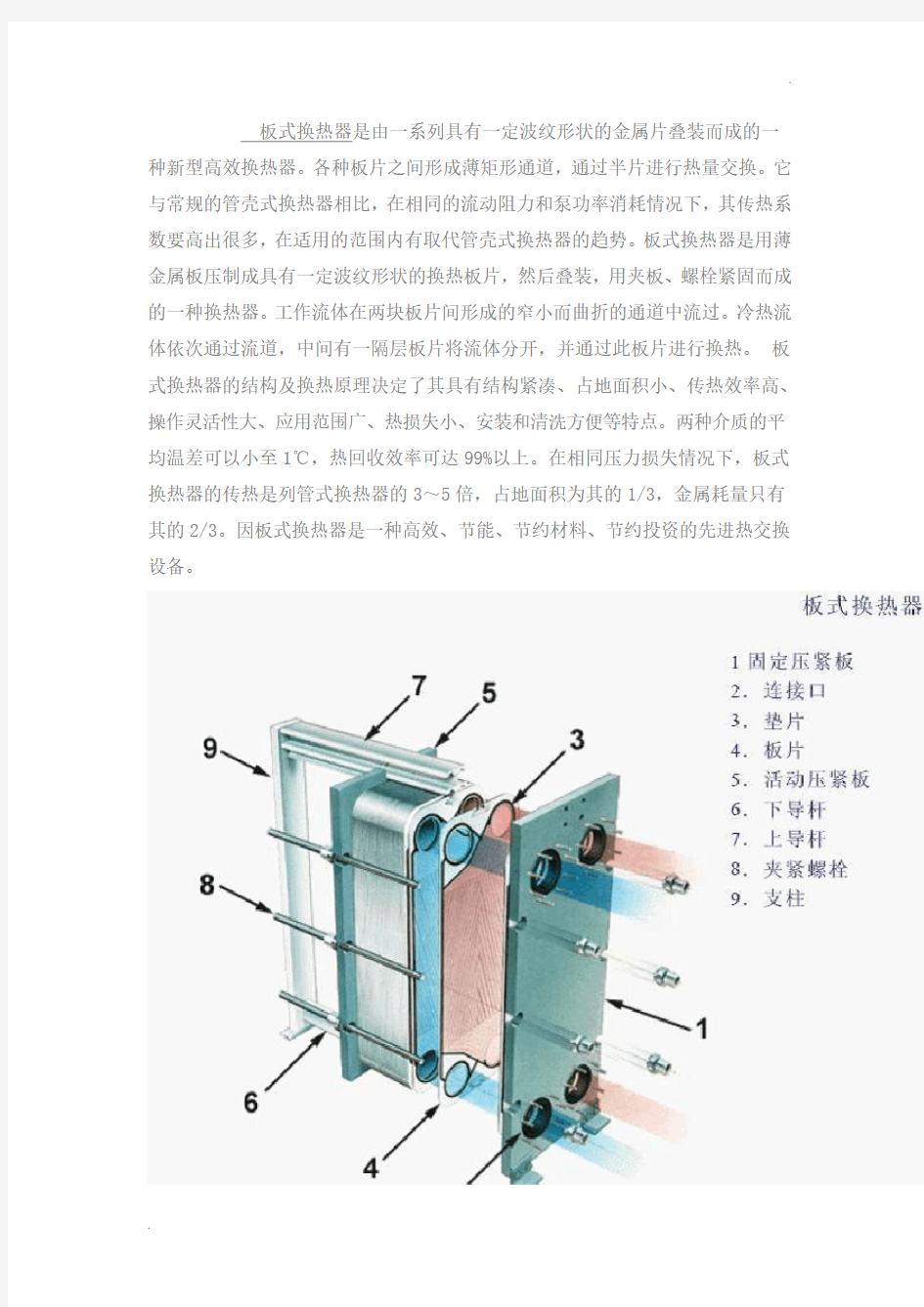 板式换热器工作原理图及工作视频