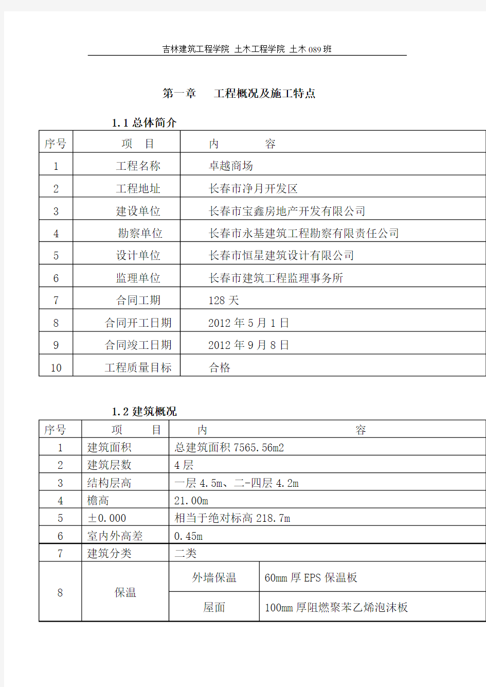 钢框架商场施工组织设计