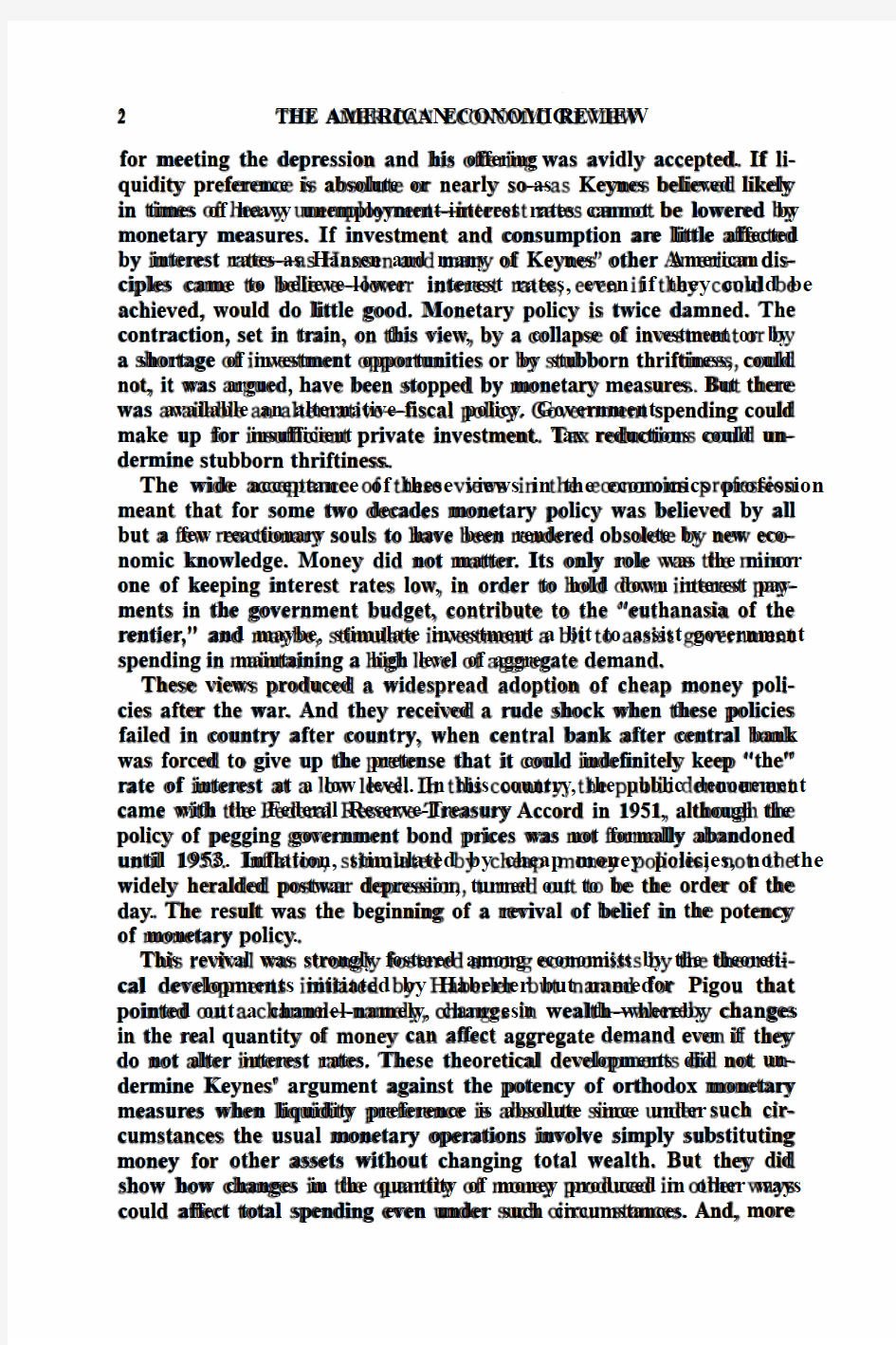 9《货币政策的作用》(1968)_ 米尔顿_弗里德曼著
