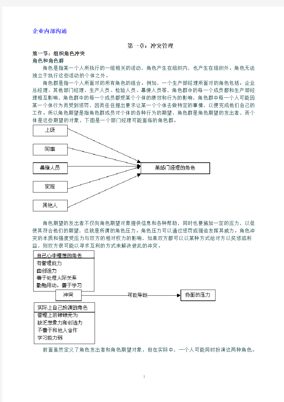 企业内部沟通方式