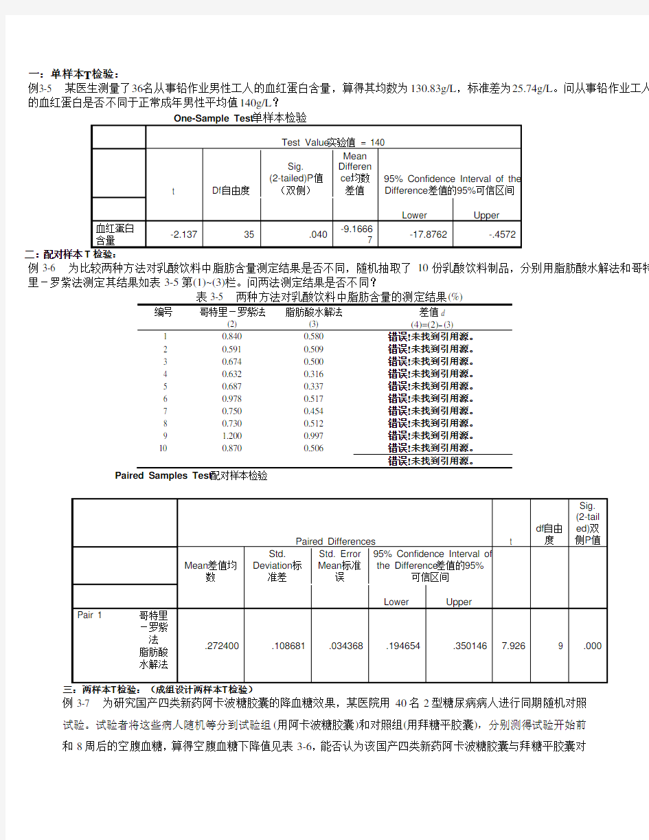 统计考试内容手工整理