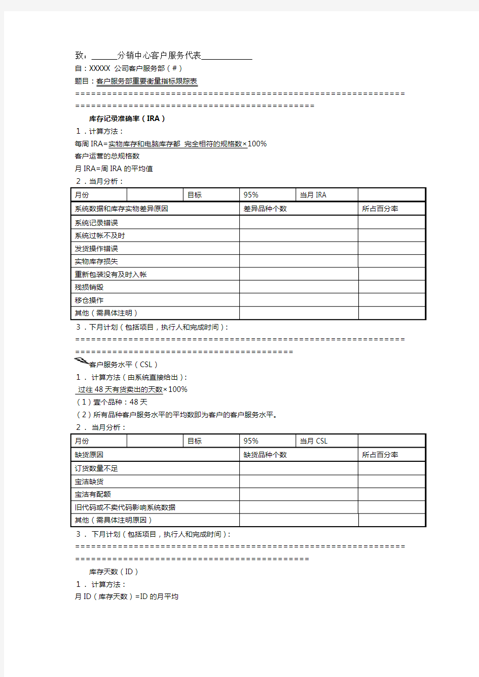 (分销管理)某公司分销流程文件(表格)