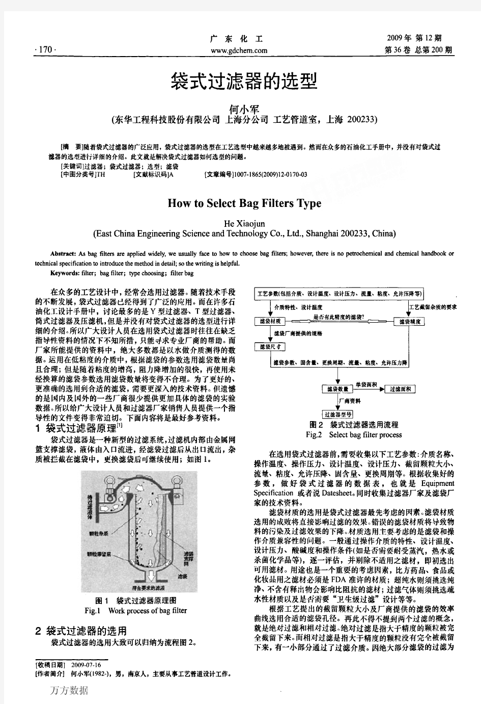 袋式过滤器7的选型(1)