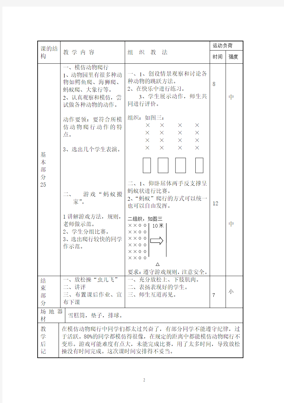 (模仿动物爬行)公开课