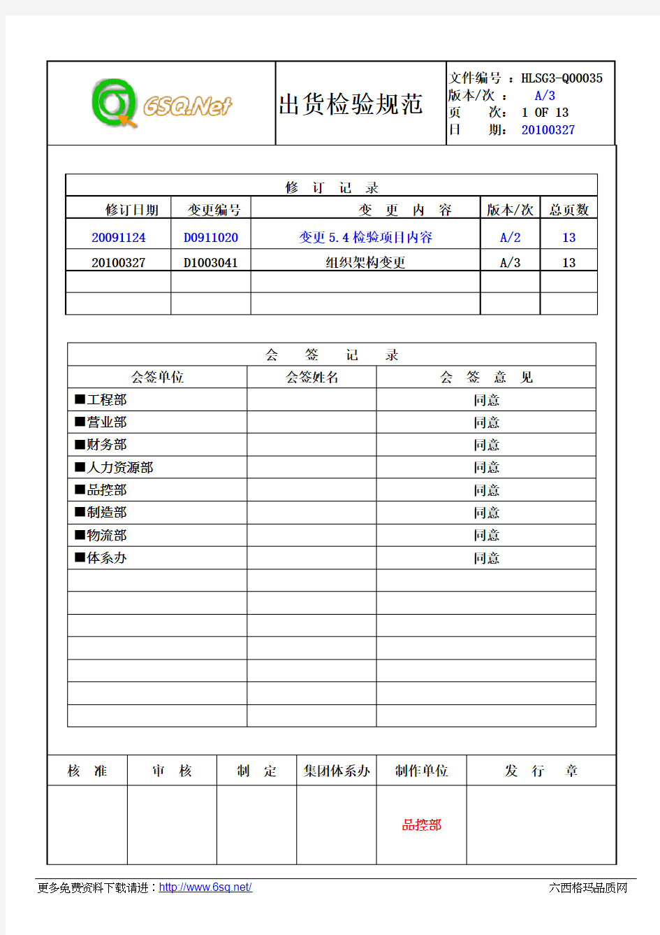 连接器出货检验规范