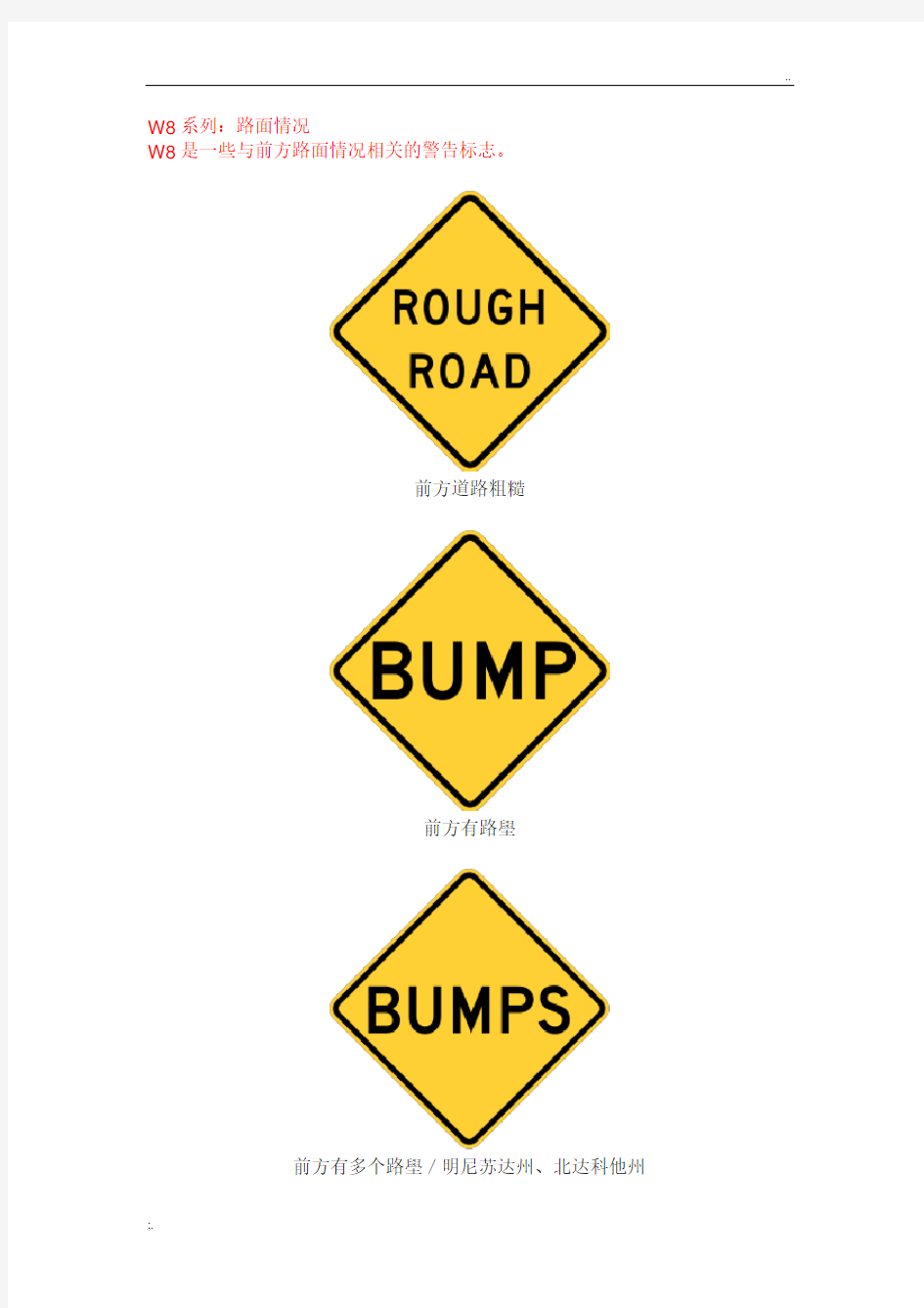 美国交通标志 (3)
