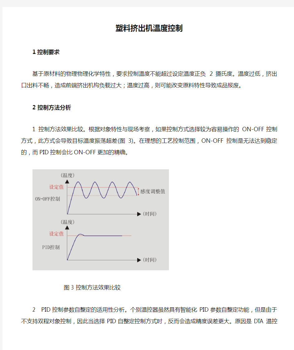 塑料挤出机温度控制