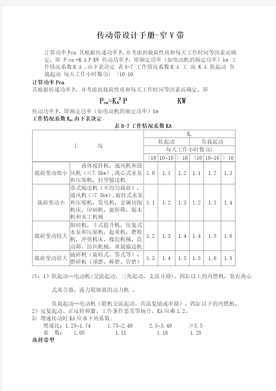 传动带设计手册