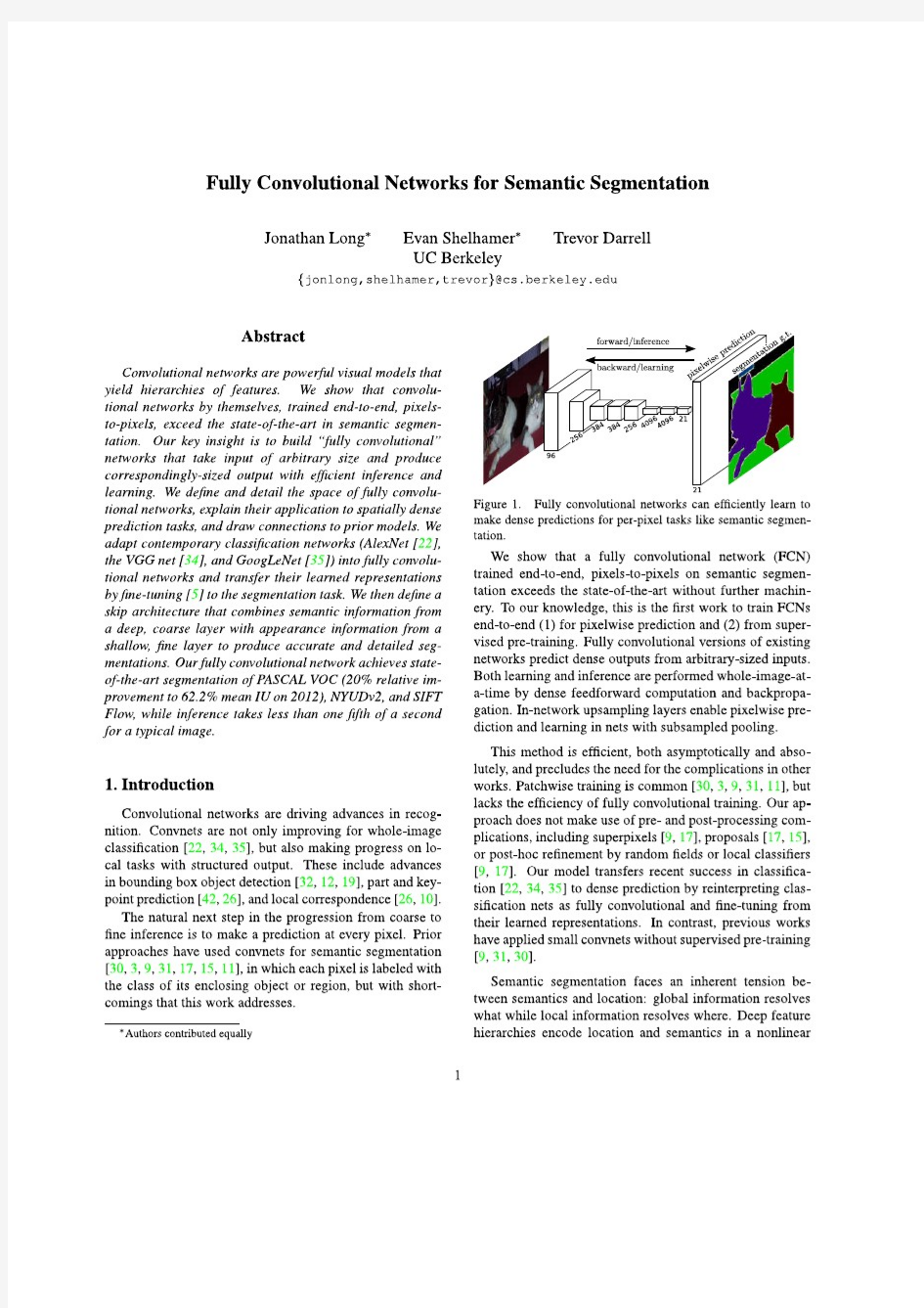 Fully convolutional networks for semantic segmentation