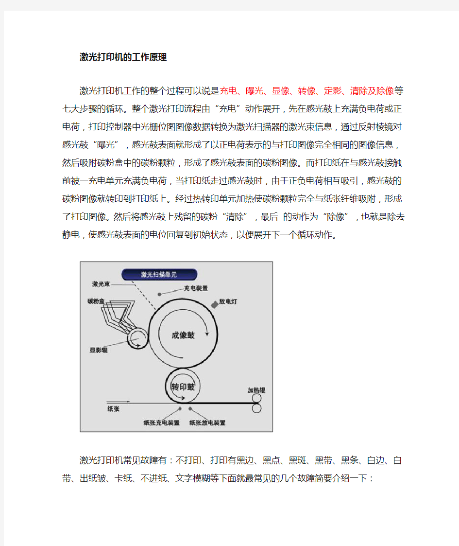 打印机常见故障及解决方法