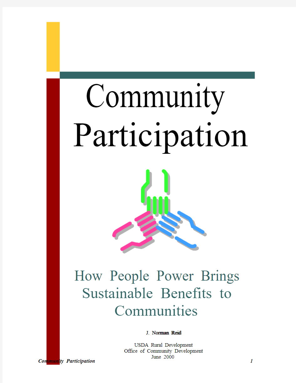 community participation