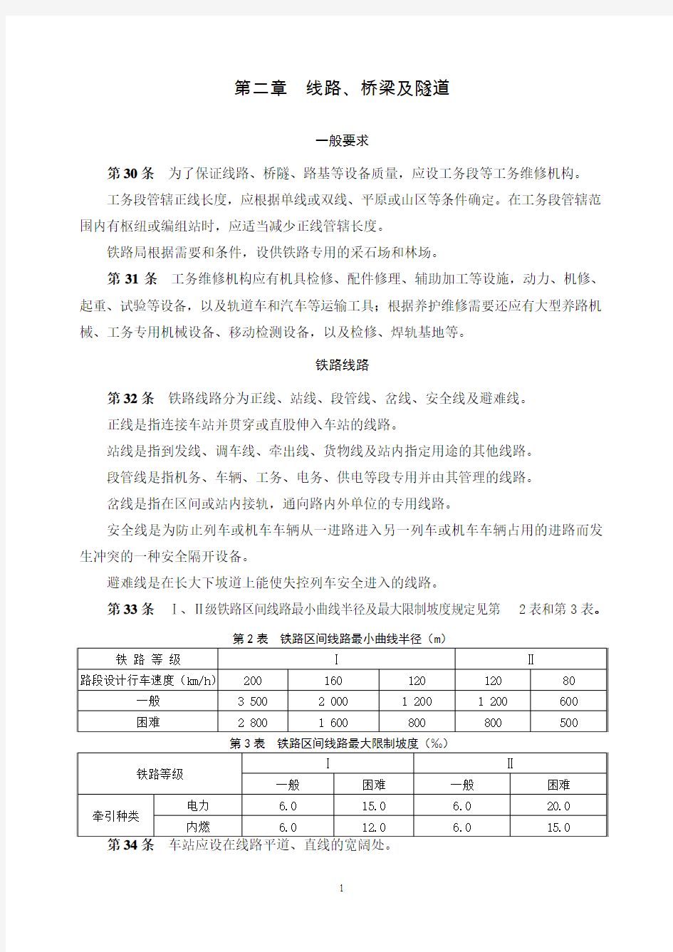 中国铁路总公司《铁路技术管理规程》(工务)