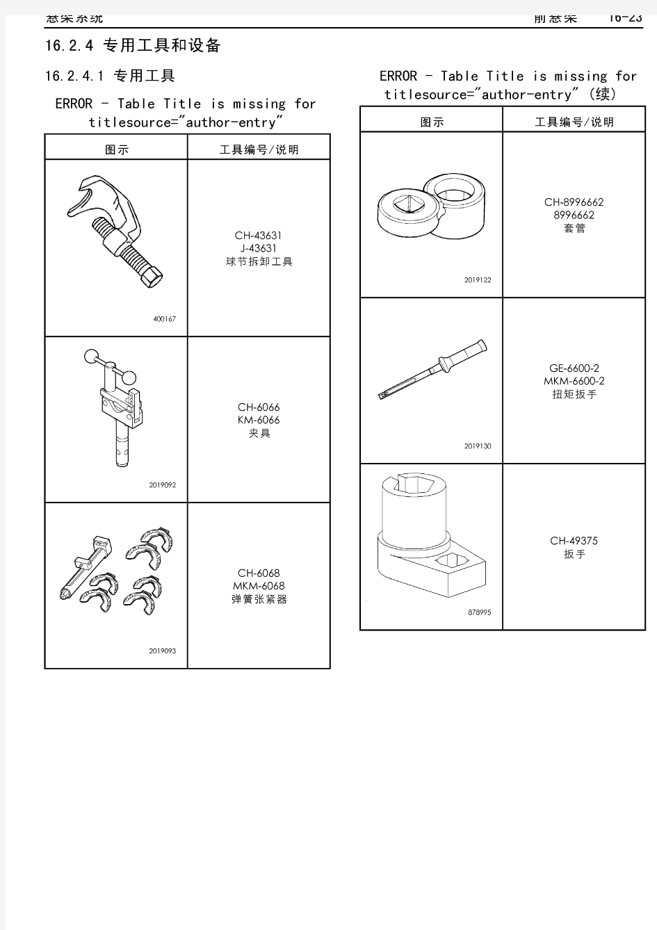 上海别克君越专用工具维修手册-2009至2010完整版