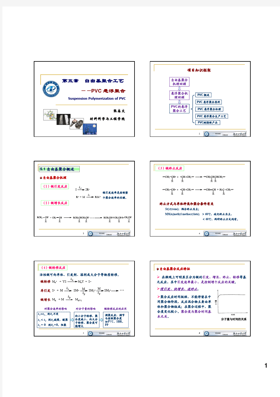 第5章 自由基聚合-PVC悬浮聚合