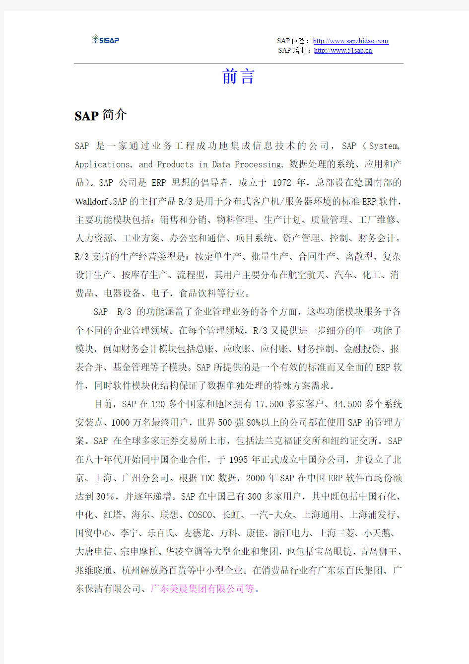 sap全面概述中文90页v2.22