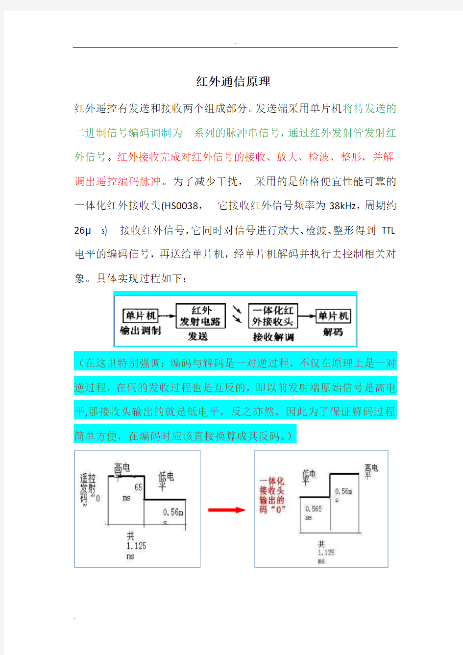 基于51单片机控制红外通信