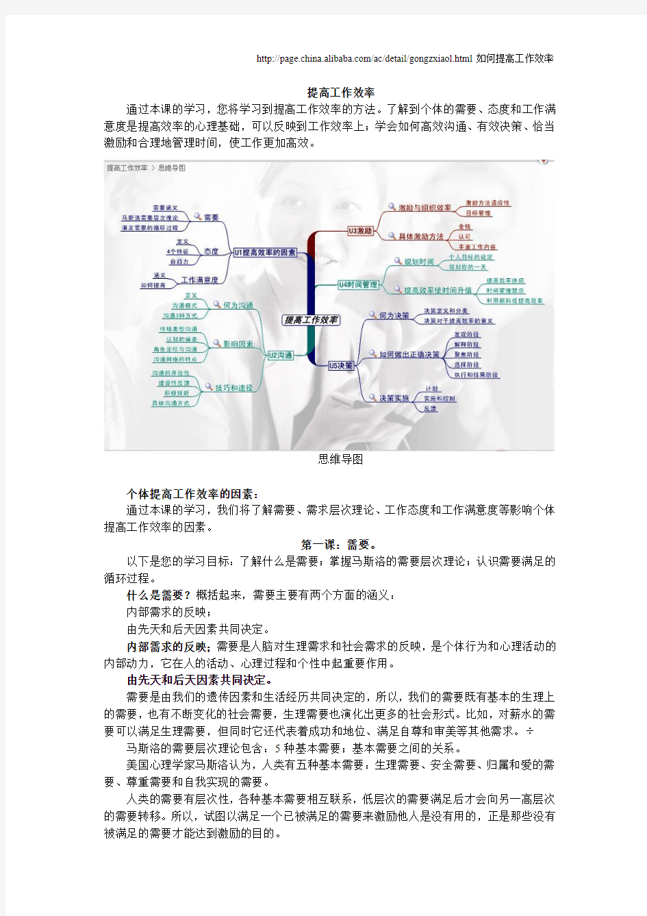 1.商务技巧-如何提高工作效率