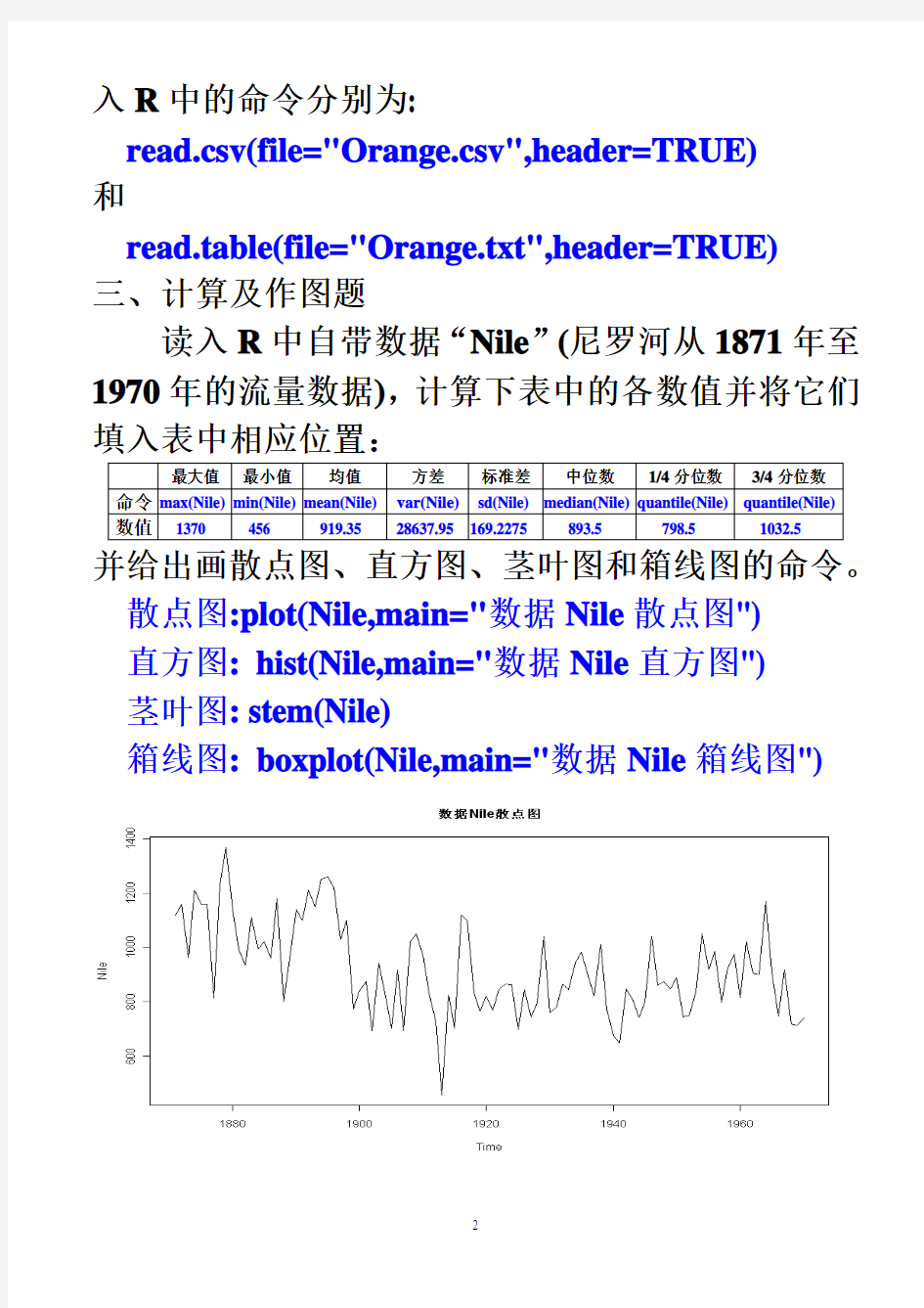 数理统计例题选讲