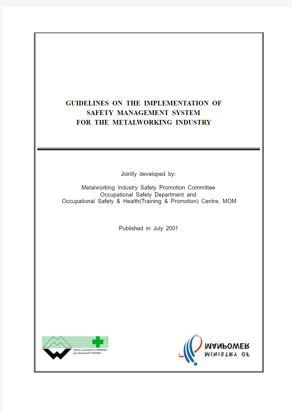 guidelines on the implementation of safety management system