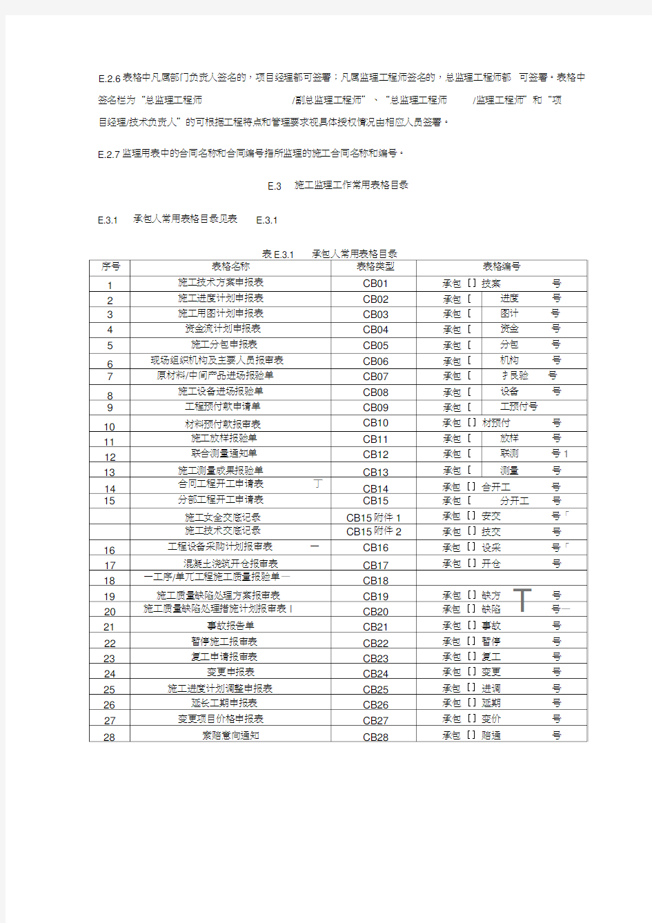 2014版水利工程(施工)规范全套表格