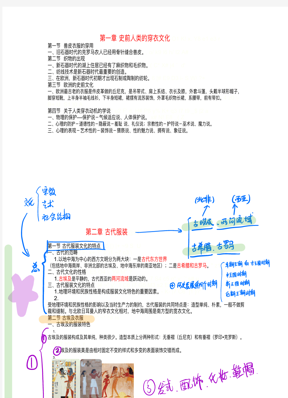 西洋服装史整理版