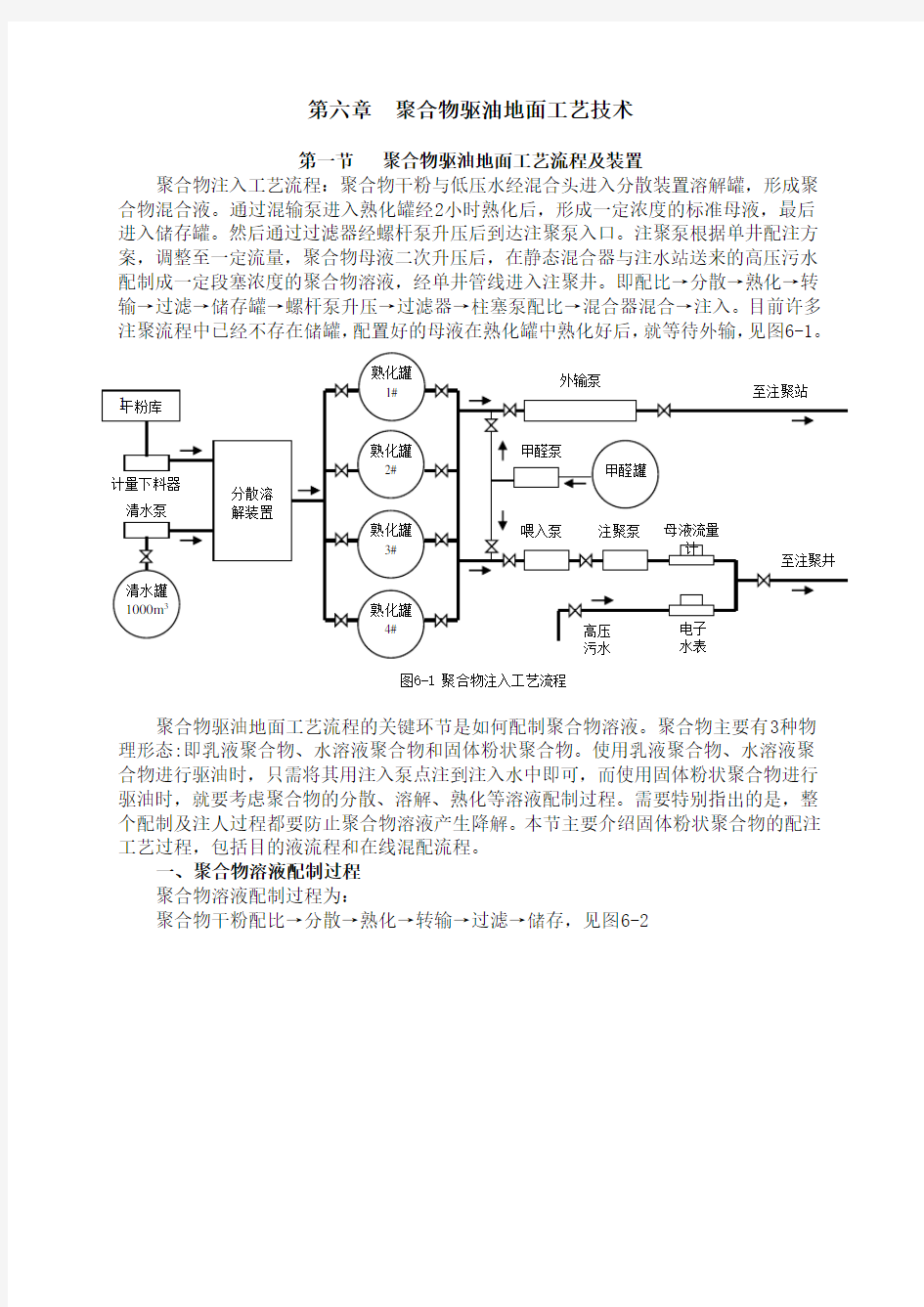 聚合物驱油地面工艺技术