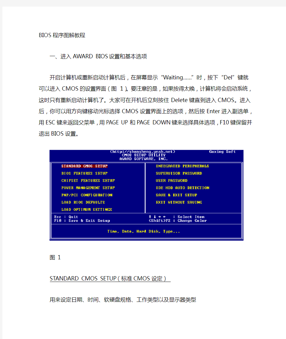 各种BIOS设置最全面图解教程