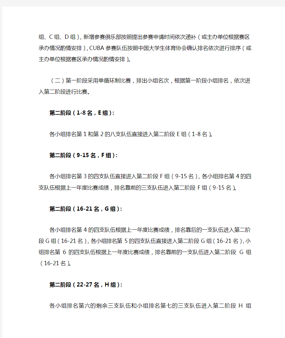 2019年全国女子篮球锦标赛竞赛规程-中国篮协
