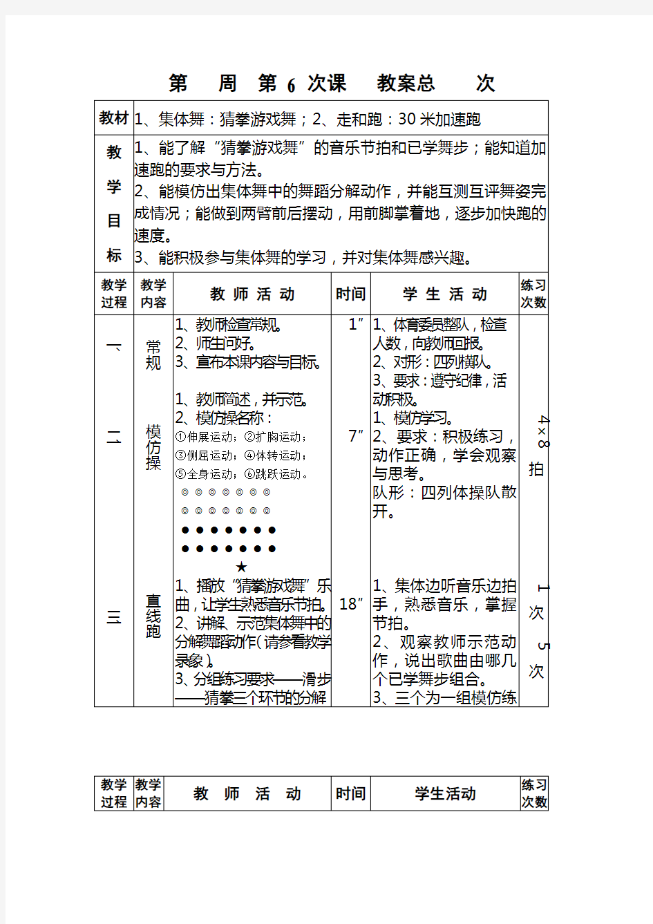 第周第6次课教案总次