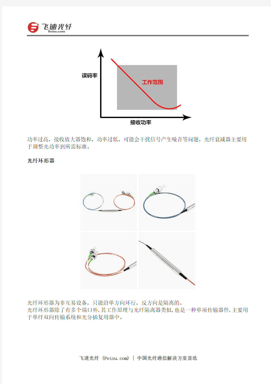 光无源器件常见类型