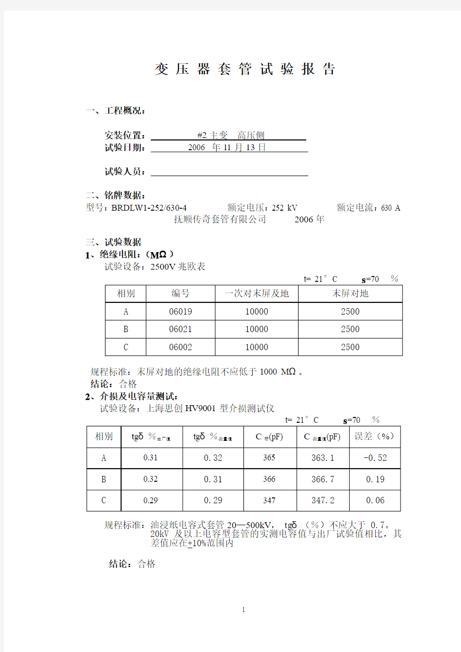 主变套管(正式)