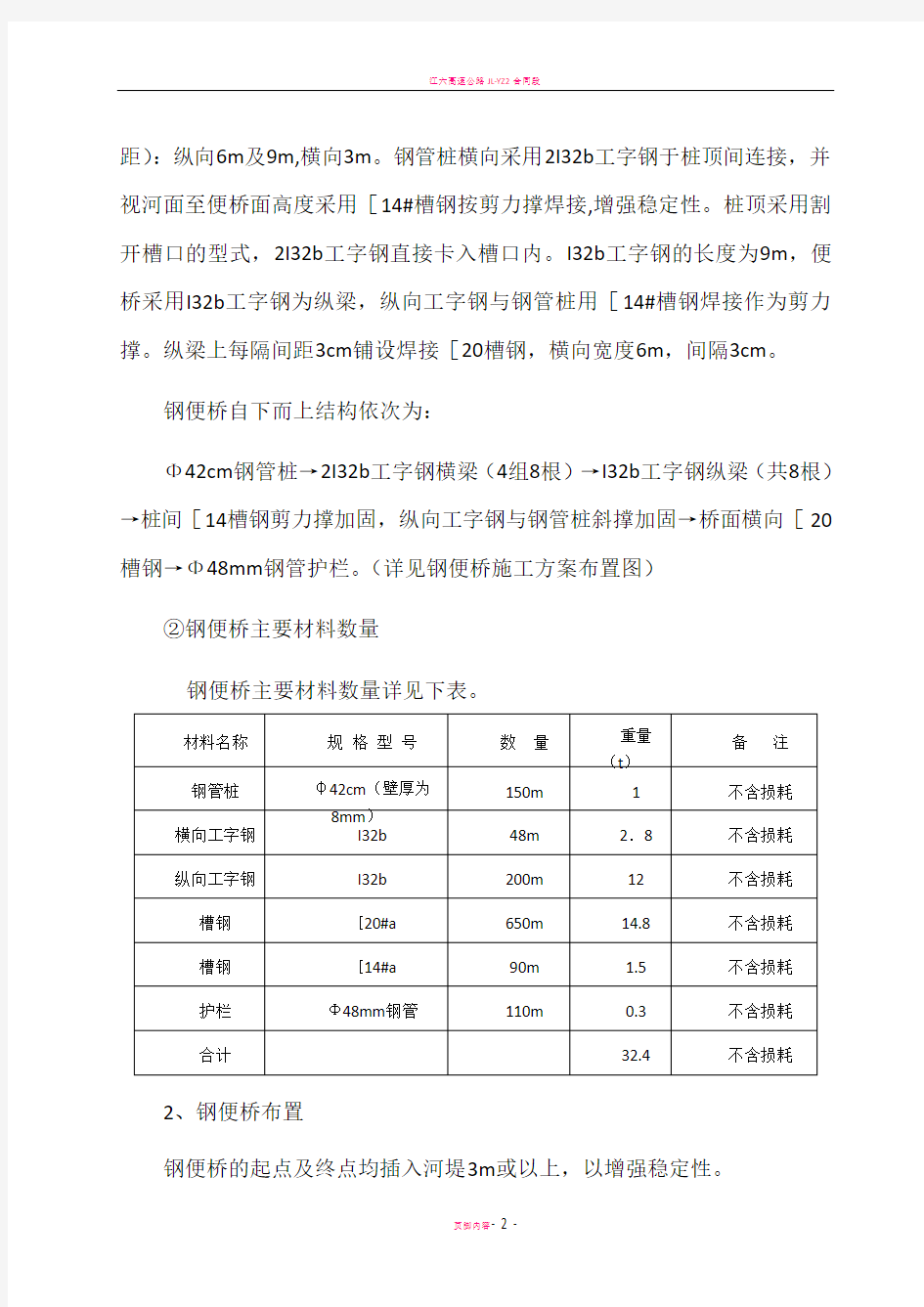 钢便桥施工专项方案..