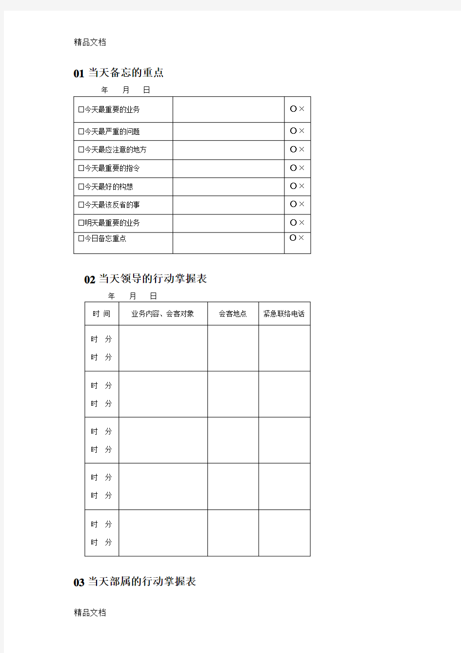 (整理)其他岗位职责图表.