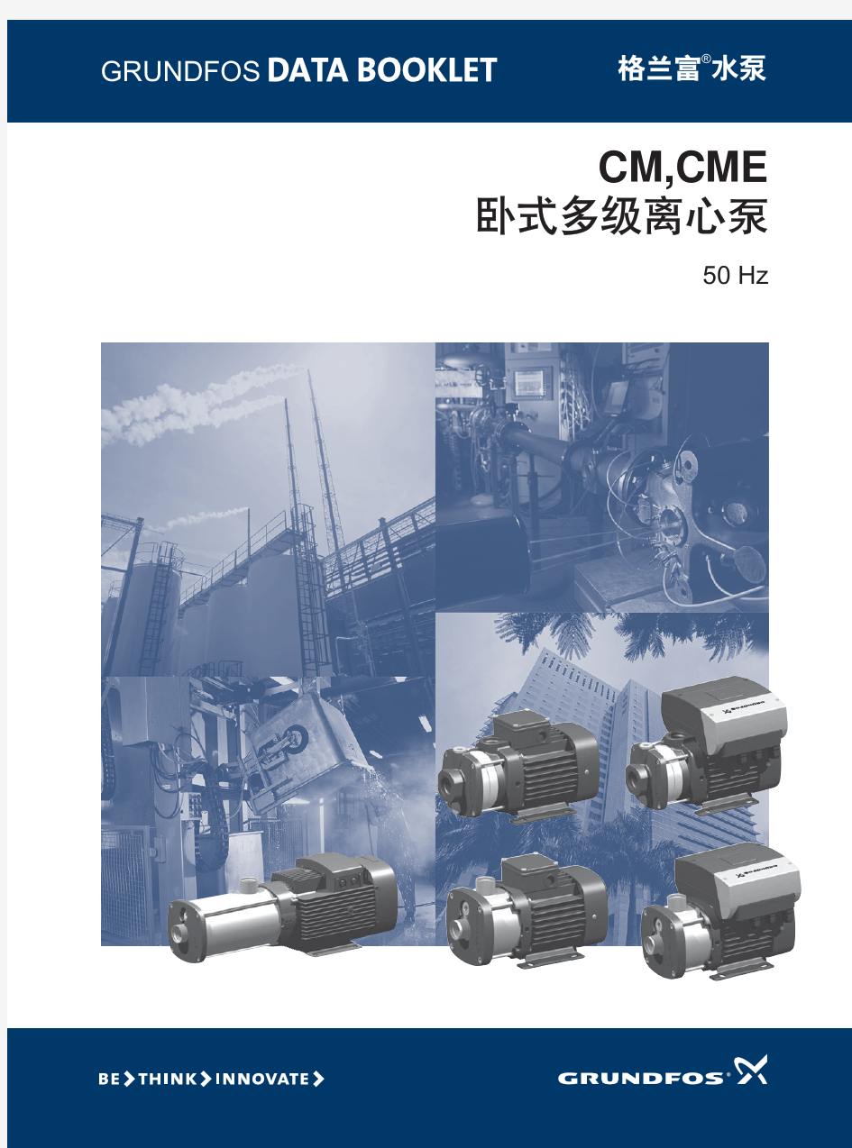 丹麦格兰富CM系列水泵样本型号大全