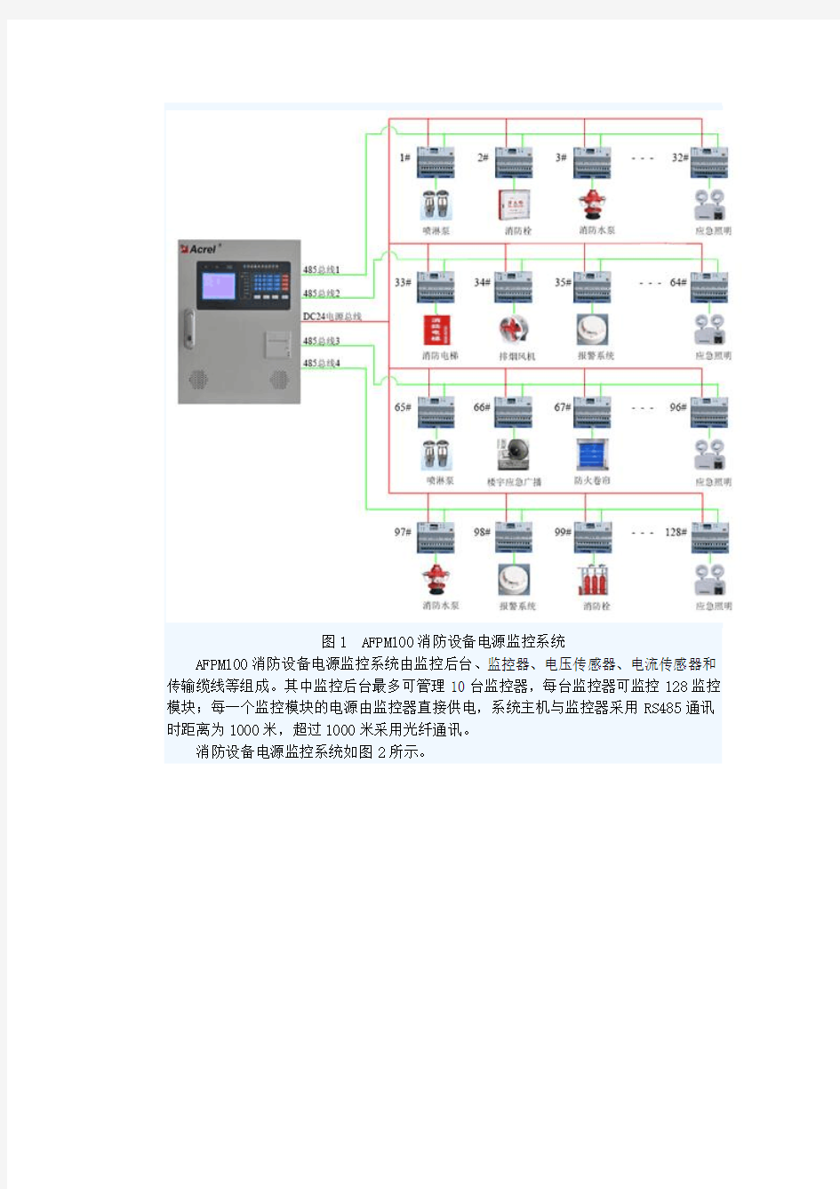 浅谈消防设备电源监控系统