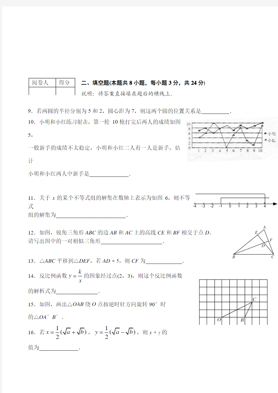 2008年辽宁省大连市初中毕业中考数学升学统一考试试题