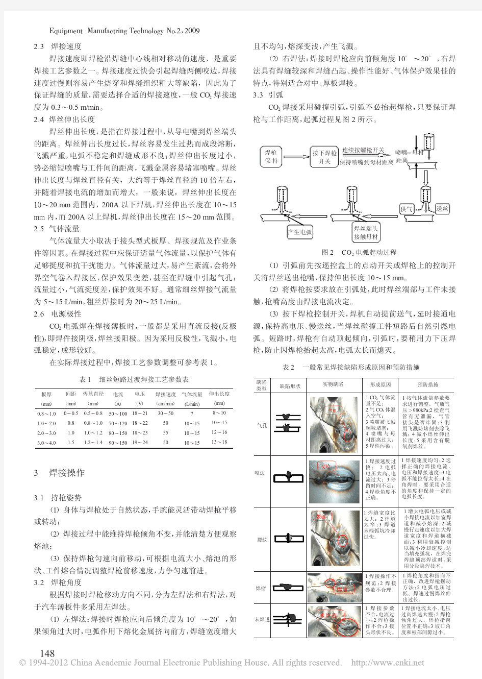 浅谈CO_2气体保护焊在汽车车身焊接中的应用_杨胜统