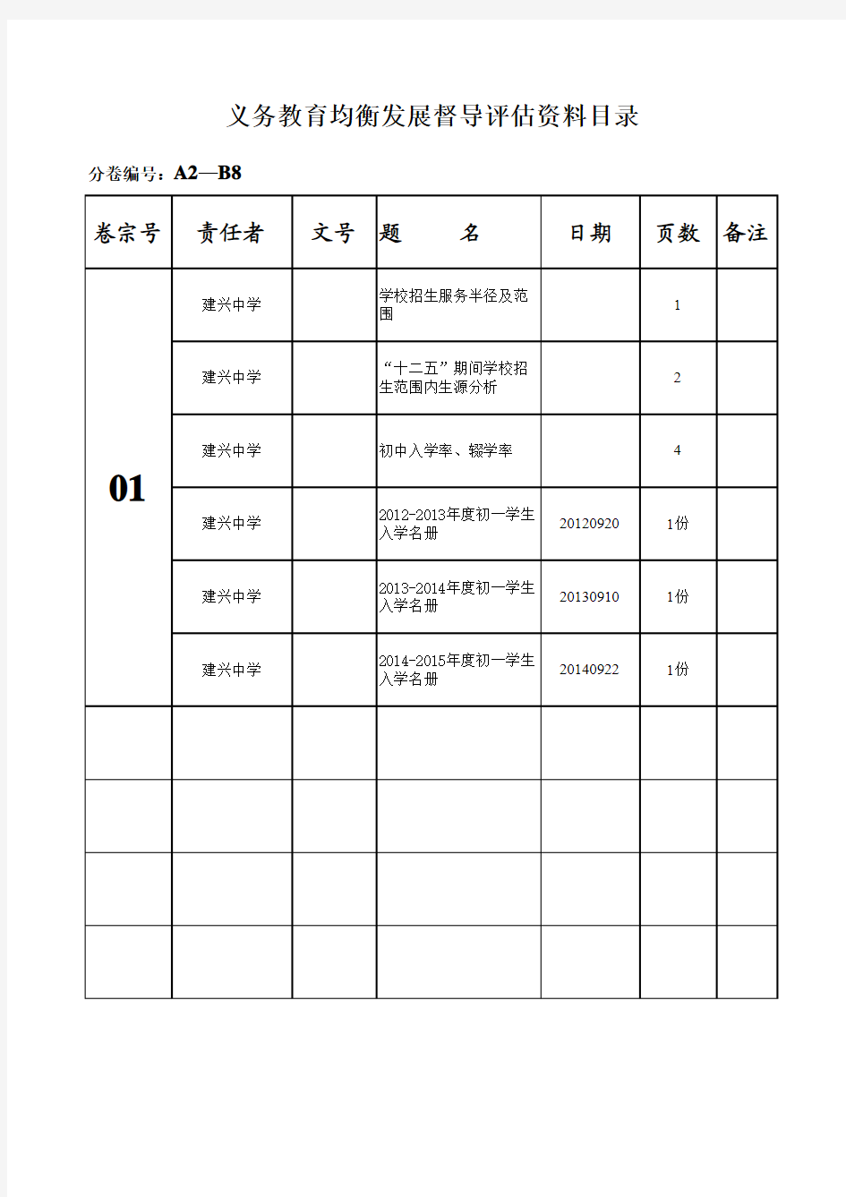 建兴中学目录2015-3