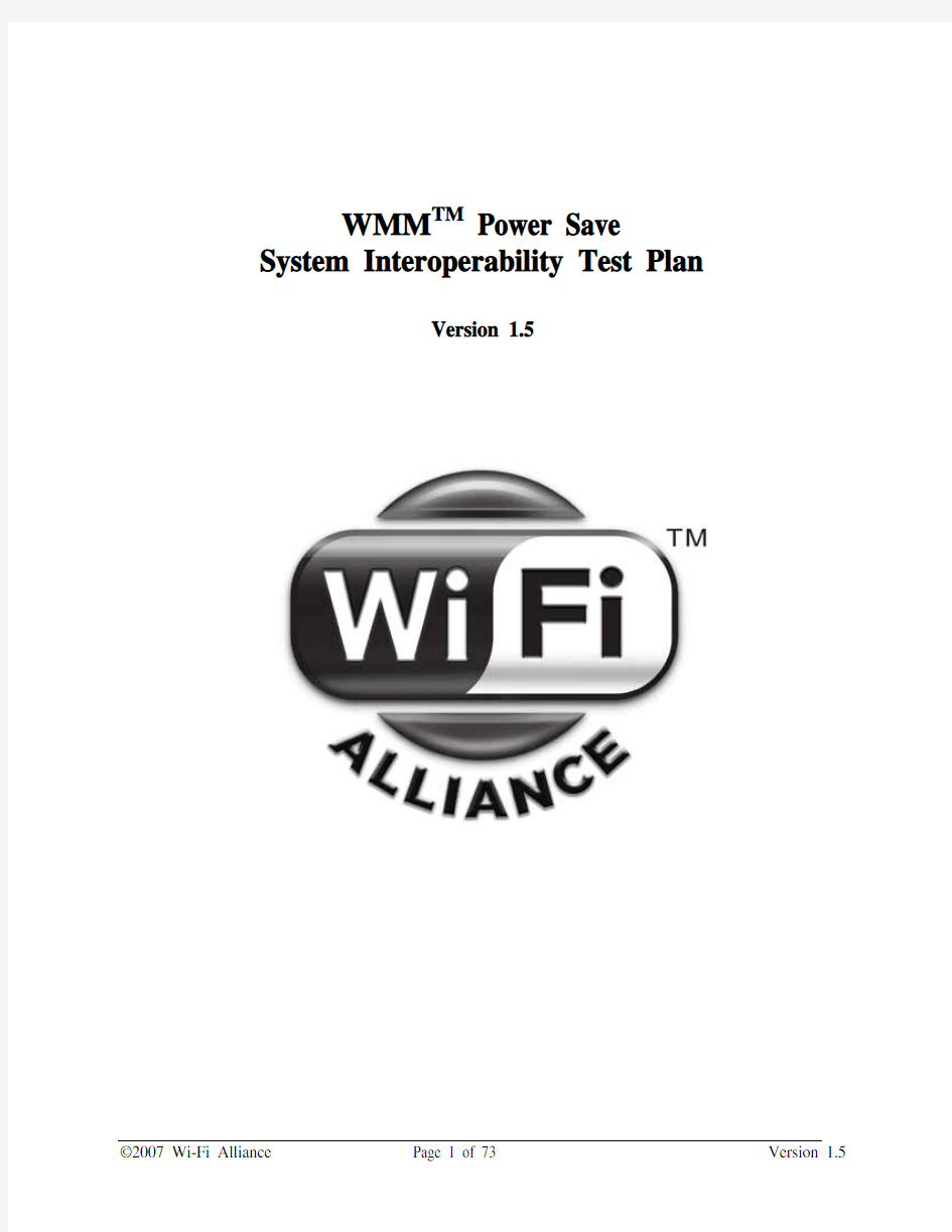WMM_Power_Save_Testplan_V_1-5_20091106a