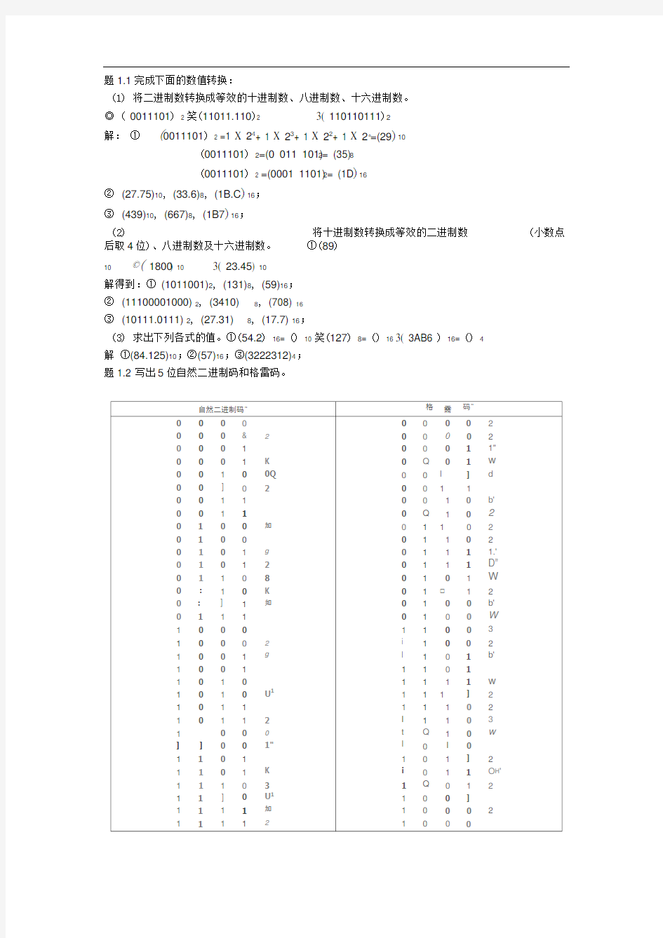 数电课后习题及答案