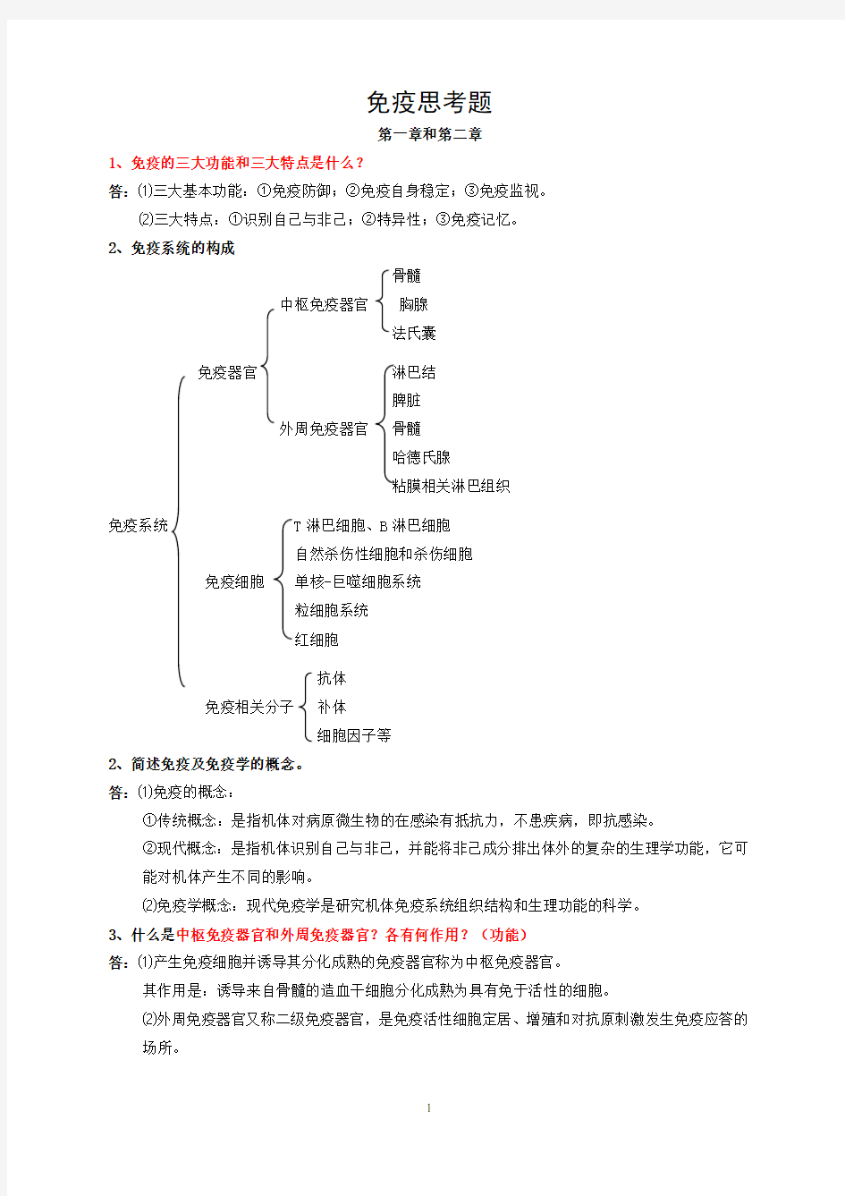 考研 兽医免疫学