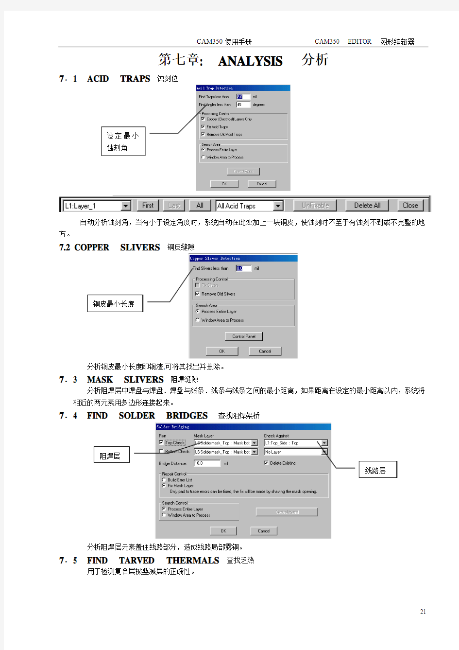 CAM350参考手册ANALYSIS