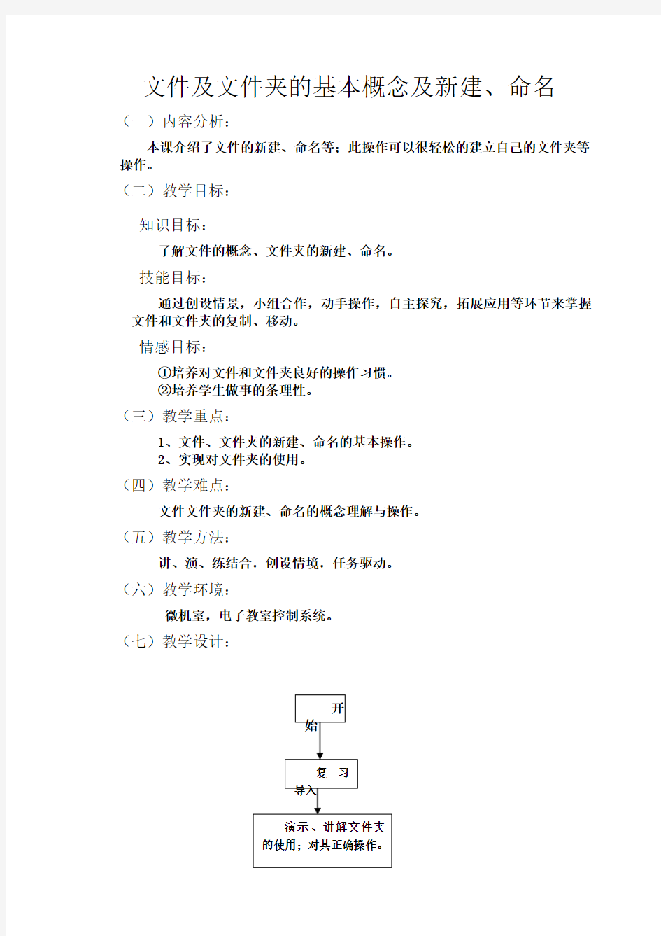 文件及文件夹的基本概念及新建、命名