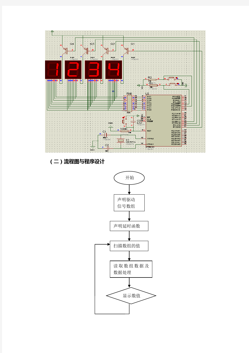 (完整word版)数码管动态显示实验报告